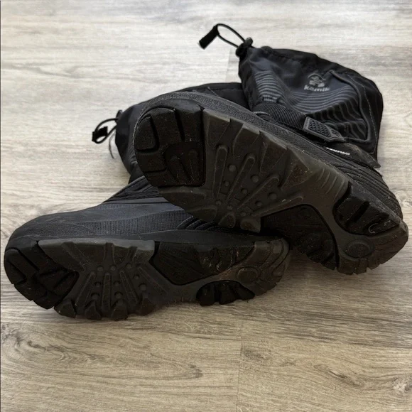 Kamik Black Kids Snow Boots - Picture 2 of 4